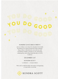 Kendra Scott Gives Back 